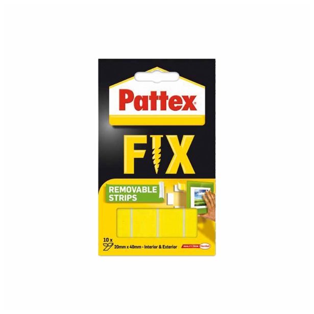 VEČNAMENSKI LEPILNI TRAK PATTEX SUPER FIX MONTAŽNE BLAZINICE 10 KOS