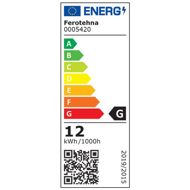 VGRADNA VRTNA SVETILKA FEROTEHNA LED LYON 12W, CW, IP54 SIVA