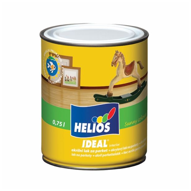 VODNI LAK ZA PARKET HELIOS IDEAL AKRILNI LAK ZA PARKET POLMAT 0.75 L