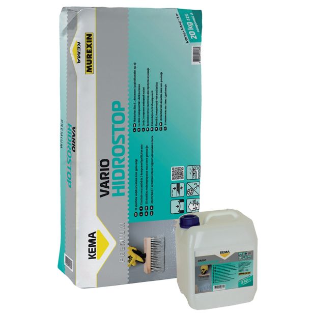 VODOTESNA MASA KEMA HIDROSTOP VARIO A+B 28KG (20+8KG)