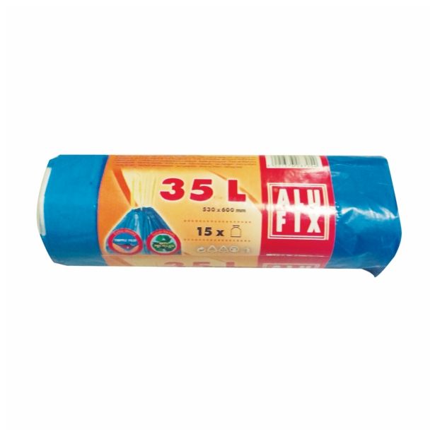 VREČKE ZA SMETI ALUFIX 35 L S TRAKOM 15/1 50X60 CM