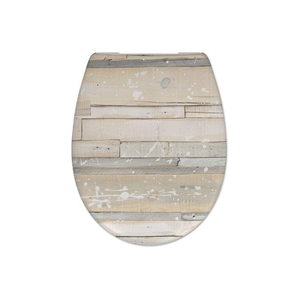 WC DESKA IZ UMETNE MASE CEDO CEDO PASTEL WOOD SOFT CLOSE, TAKE OFF