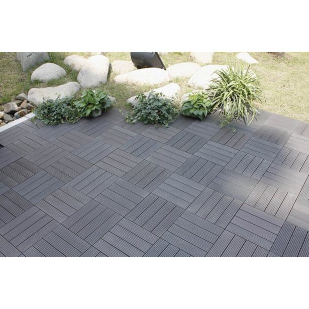 WPC DESKA ZA TERASO KLIK PLOŠČA KAVA 300X300X22 MM