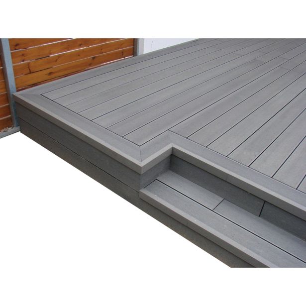 WPC DESKA ZA TERASO L-PROFIL SV.SIVA 2200X48X48 MM