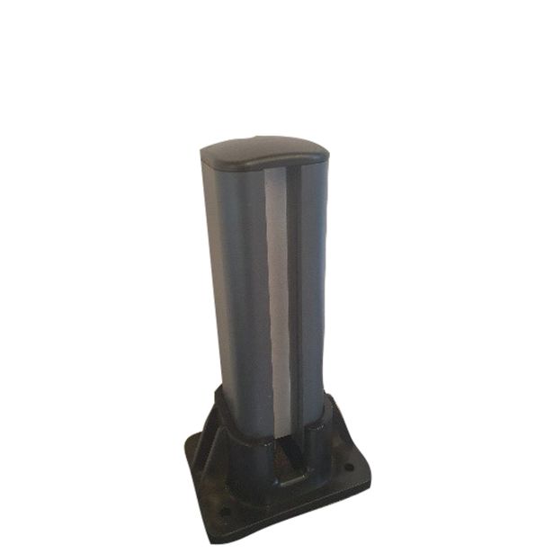 WPC SISTEM OGRAJA ZAKLJUČNI ALU STEBRIČEK 2000X80X80 MM