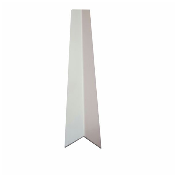 ZAKLJUČNA VOGALNA LETEV CEZAR BELA 25X25X2750 MM PVC