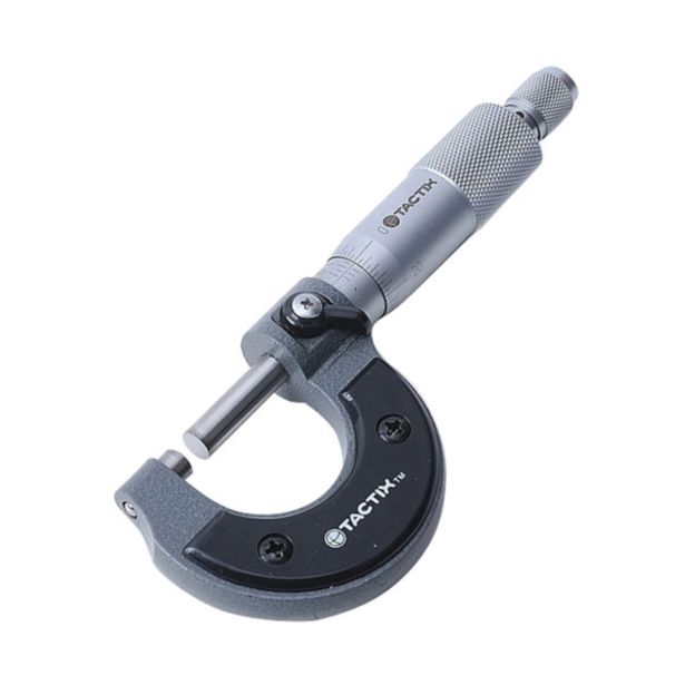 ZUNANJI MIKROMETER TACTIX 0-25 MM X 0.01 MM BCTEST01