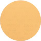 10-DELNI SET SAMOPRITRDILNIH BRUSNIH DISKOV BOSCH 115 MM BREZ LUKENJ K60 RUMENI ZA LES