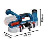 AKU.TRAČNA ŽAGA ZA KOVINO BOSCH GCB 18V-63