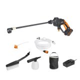ČISTILNIK NA HLADNO VODO WORX HYDROSHOT 20V 1X2AH BATERIJA IN POLNILNIK