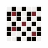 DEKOR ZA KERAM.PLOŠČICE CERAMICA KONSKIE MICHELLE WHITE-BLACK MOSAIC 20X20