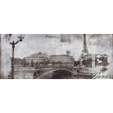 DEKOR ZA KERAM.PLOŠČICE CERAMICA KONSKIE POSTCARD GREY 1 INSERTO 20X50