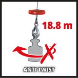 EL. DVIGALO Z ŽIČNO VRVJO EINHELL TC-EH 1000