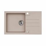GRANITAL POMIVALNO KORITO ALVEUS ROCK 130, G22 TERRA 780X480 MM