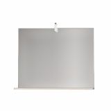KOPALNIŠKO OGLEDALO AQUAESTIL JANA 60 S POLIČKO, LUČKO IN STIKALOM 60X10X65 BELA