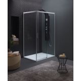 KOTNA KABINA ZA PRHANJE KOLPA SAN TK 120X90/K-L MONTES SILV