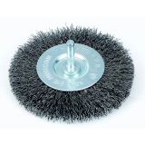 KROŽNA ŽIČNA ŠČETKA TACTIX 100MM FE 0.30MM OS 6MM BCTEST01