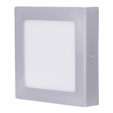 LED PANEL EMOS 12W NW SREBRNI, KVADRATNI