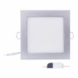 LED PANEL EMOS 12W NW SREBRNI, KVADRATNI