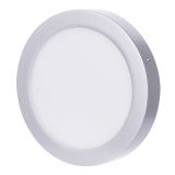 LED PANEL EMOS 18W NW SREBRNI, OKROGLI