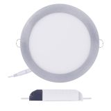 LED PANEL EMOS 18W NW SREBRNI, OKROGLI