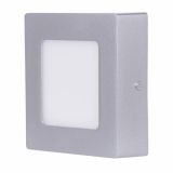 LED PANEL EMOS 6W NW SREBRNI, KVADRATNI