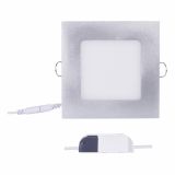 LED PANEL EMOS 6W NW SREBRNI, KVADRATNI