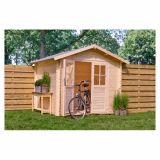 LESENA VRTNA HIŠKA GARTENPRO 200X200 CM, DEB. 18 MM BOHINJ