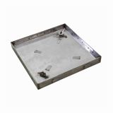 OLJNI POKROV KOŽELJ 500 X 500 INOX S POLNIM DNOM