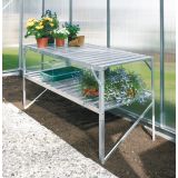 OPREMA ZA RASTLINJAK VITAVIA ALU MIZA 2 RAVNI 121X54X76CM. ALU