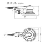 ORBITALNI BRUSILNIK METABO SXE 150-5.0 BL SET