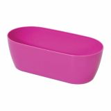 PE NOTRANJI LONEC KOSMAČ-KRUŠEC ZA DVE CVETLICI 26 CM ROZA