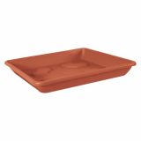 PE PODSTAVEK ZA LONEC VECA KVADRAT 36 CM TERAKOTA