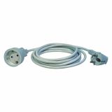 PODALJŠEK EMOS 3M ŠUKO VTIKAČ + VTIČNICA H05VV-F 3G1.0 PVC BELI