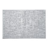 POGRINJEK ZELLER PRESENT SCRIBBLE, SREBRNI PVC 30X45 CM