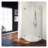 POLKROŽNA KAB.ZA PRHANJE AQUAESTIL AURORA 100X80 DESNA H=200 SILVER PR. PROZ.ST.