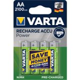 POLNILNI BATER.VLOŽEK VARTA NIMH READY TO USE AA-R6 2100MAH BL/4