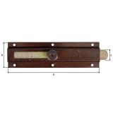 PREČNI ZAPAH 50X40X16 MM RJAVE BARVE