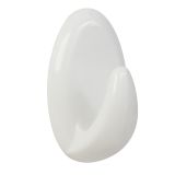 PVC OBEŠALNA KLJUKA WALTECO SAMOLEPILNA PVC BELA