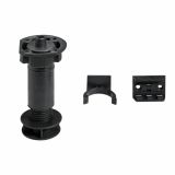 REGULACIJSKA NOGICA HETTICH DIY 100-150 MM, PVC ČRNA