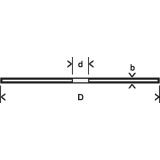REZALNA PLOŠČA ZA RF BOSCH 125X1.6X22.23 MM WA 60 T BF
