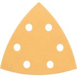 SAMOPRITRDILNI BRUSNI DISK ZA DELTA BRUSILNIKE BOSCH 93 MM K120 6 LUKENJ RUMENA BARVA ZA LES