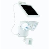 SOLARNA VRTNA SVETILKA SOLAR 2X S SENZORJEM BELA, KABEL 5M