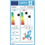 SPLIT ENOJNA INVERTER VIVAX ACP-18CC50AERI KASETNA 5.2 KW, NOTR+ZUN ENOTA
