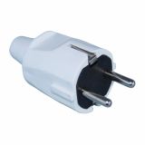 ŠUKO VTIKAČ TRITECH P 02, RAVNI BELI, TERMOPLAST
