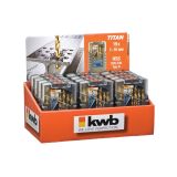 SVEDER HSS-TIN DIN 338 KWB 19 DELNA 1-10 MM HSS-TIN