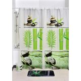 TENDANCE ZAVESA ZA KAD 180X180 CM PEVA, JUNGLE