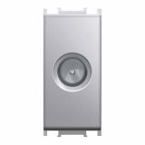 TV / AUDIO VTIČNICA MODUL KONČNA TV SREBRNA, 1 DB, 1M, BOK