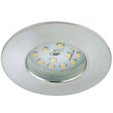 VGRADNA STROPNA SVETILKA PRISMA 1X5W LED, FI=75 MM ALUMINIJ, OKR.,IP44