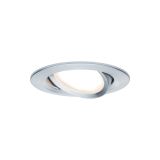 VGRADNI LED REFLEKTOR RL NOVA COIN 1X6.5W GIB. OKROGLA ALU TU/ALU